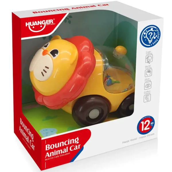 imagen de Happy World: Sonajero rodante león 11cm 3
