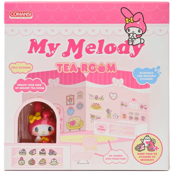 imagen de Hello Kitty: My Melody Sala de Té figura decorable con casa - Comansi 2