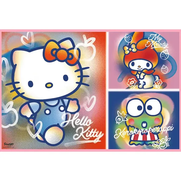 imagen de Hello Kitty y sus amigos 2x200 puzzle - Trefl 2