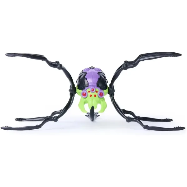 imagen de Hex Bots: Skitter Bot robot araña interactivo – verde-púrpura - Spin Master 2