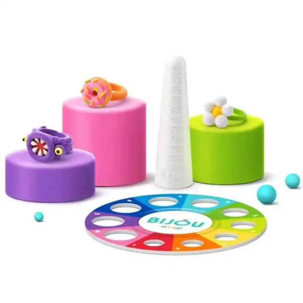 imagen de Hey Clay: Joyas dulces anillos set de arcilla creativa que seca al aire 2