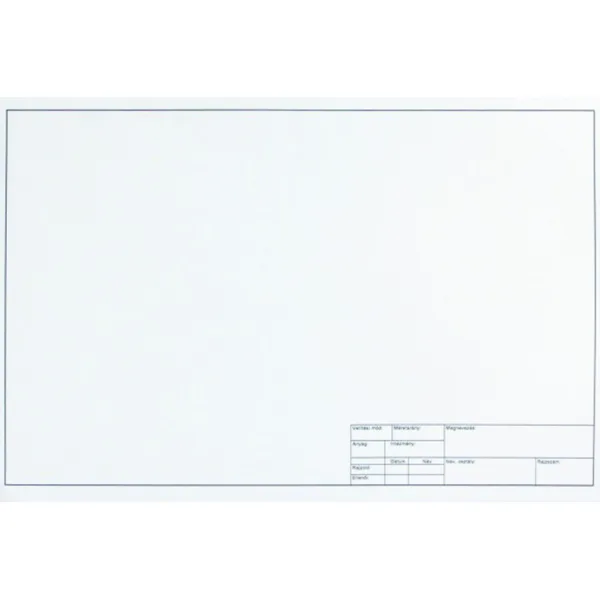 imagen de Hoja de dibujo técnico enmarcada A/3 paquete de 10 unidades 1