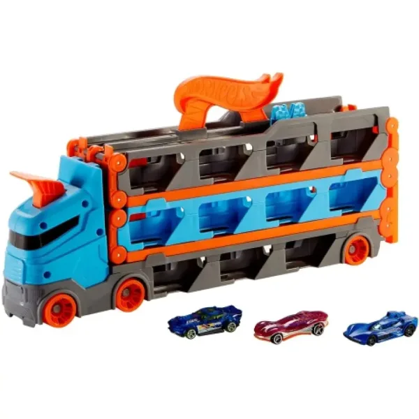 imagen de Hot Wheels: Camión transportador Ultimate 2 en 1 - Mattel 2