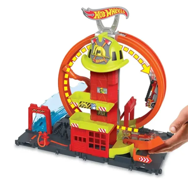 imagen de Hot Wheels City: Estación de Bomberos juego - Mattel 2