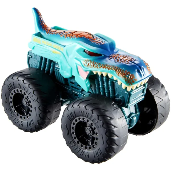 imagen de Hot Wheels Monster Trucks: Mega Wrex coche monstruo con luces y efectos de sonido 1/43 - Mattel 2