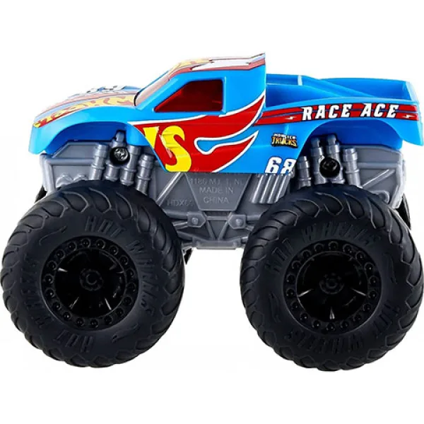 imagen de Hot Wheels Monster Trucks Race Ace vehículo con luces y sonidos 1/43 - Mattel 2