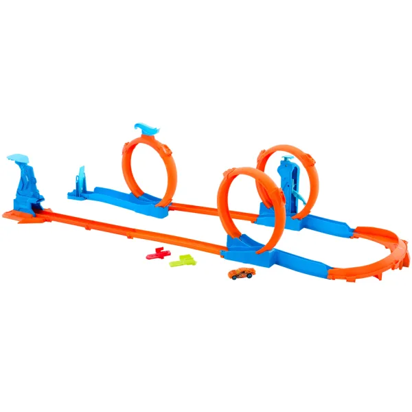 imagen de Hot Wheels: Set de creador de pista de triple lazo - Mattel 2
