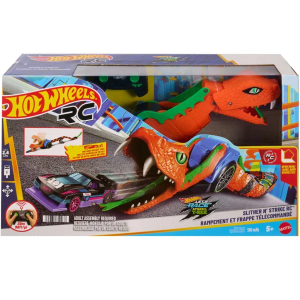 imagen de Hot Wheels: Vamos a Correr lanzador de coches teledirigido con cochecito – Mattel 1