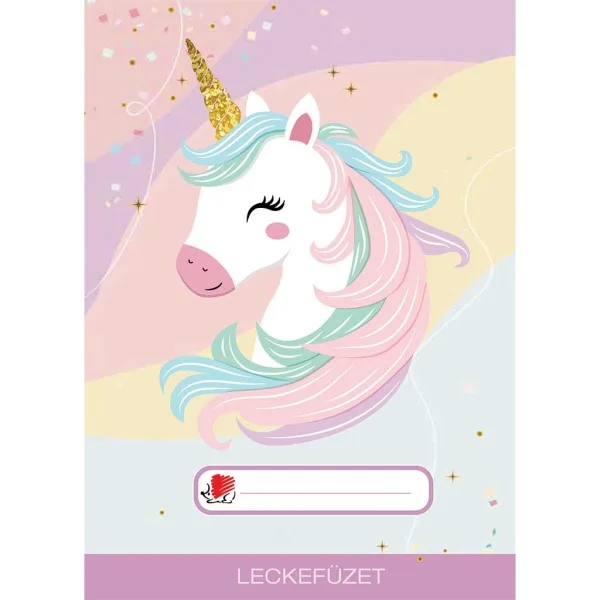 imagen de ICO: Cuaderno de ejercicios con diseño de unicornio A/5 1