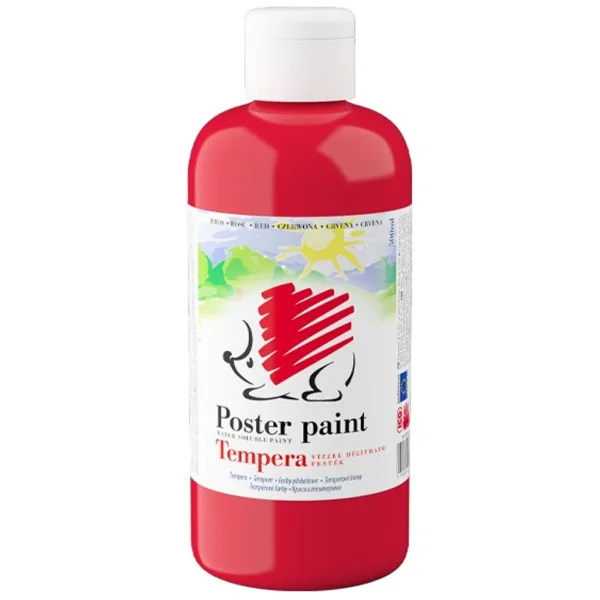 imagen de ICO: Erizo témpera color rojo 500ml 1