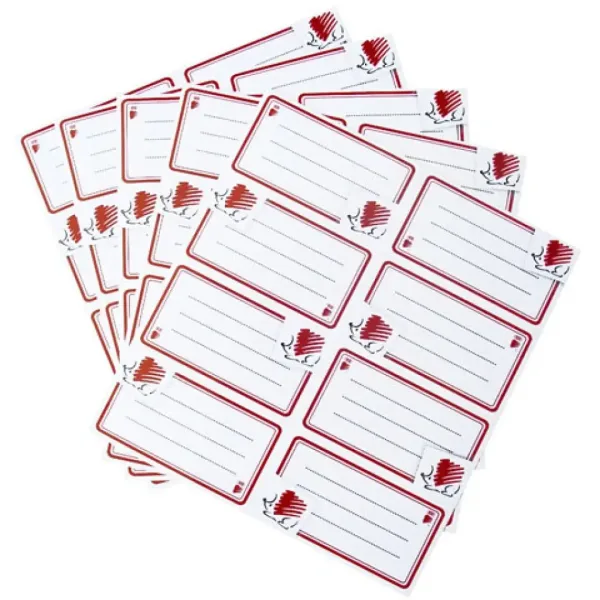 imagen de ICO: ETIQUETA DE CUADERNO HEDGEHOG 40ud 1