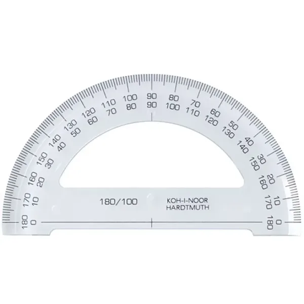 imagen de ICO: Koh-I-Noor transportador transparente 180/100 1