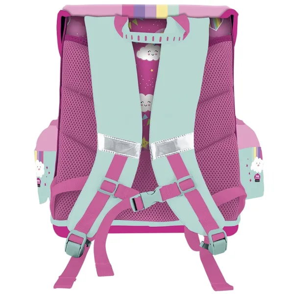 imagen de ICO: Mochila ergonómica Lizzysuli Prémium Lollipopp Rainbow, mochila 39x35x24 cm 2