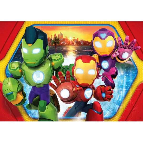 imagen de Iron Man y su super equipo rompecabezas maxi de 24 piezas - Clementoni 2