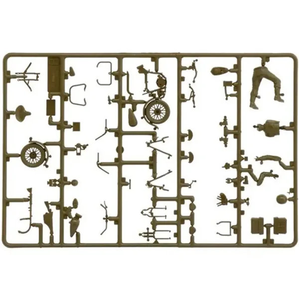 imagen de Italeri 1/35 Motocicletas U.S. 2db modelo de motocicleta militar 3