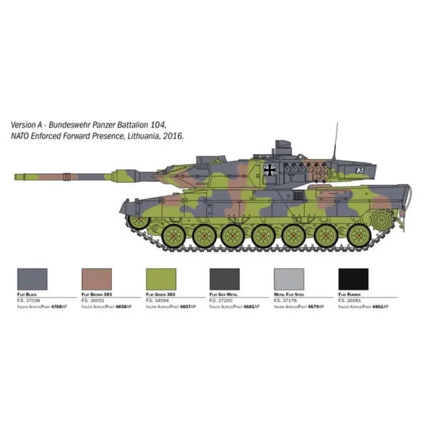 imagen de Italeri 1/35 tanque Leopard 2A6 maqueta 3