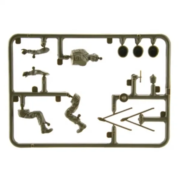 imagen de Italeri 1/35 Willys MB jeep militar con remolque modelo 4