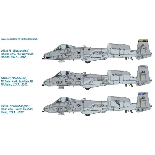 imagen de Italeri 1/48 A-10C Blacksnakes modelo de avión 3