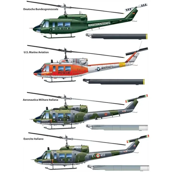 imagen de Italeri 1/48 AB 212 / UH-1N helicóptero maqueta 3