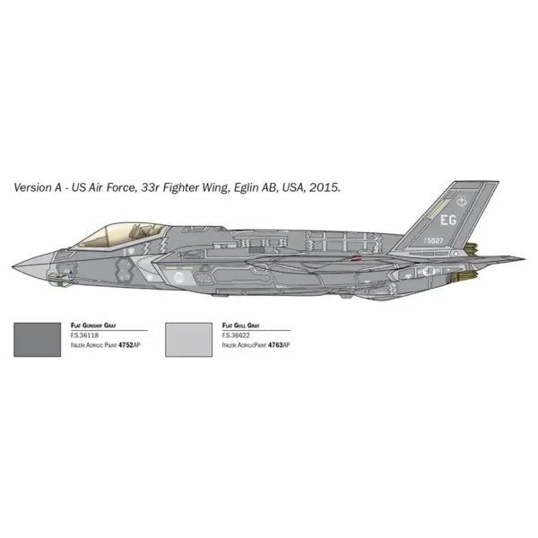 imagen de Italeri 1/72 F-35A Lightning II caza modelo 3