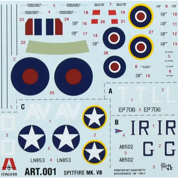 imagen de Italeri 1/72 Spitfire Mk. Vb caza modelo 2