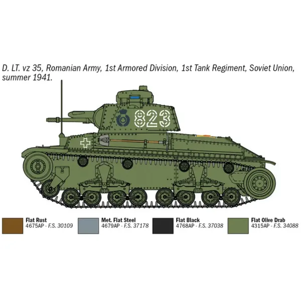 imagen de Italeri 1/72 tanque Pz. Kpfw. 35(t) maqueta 6
