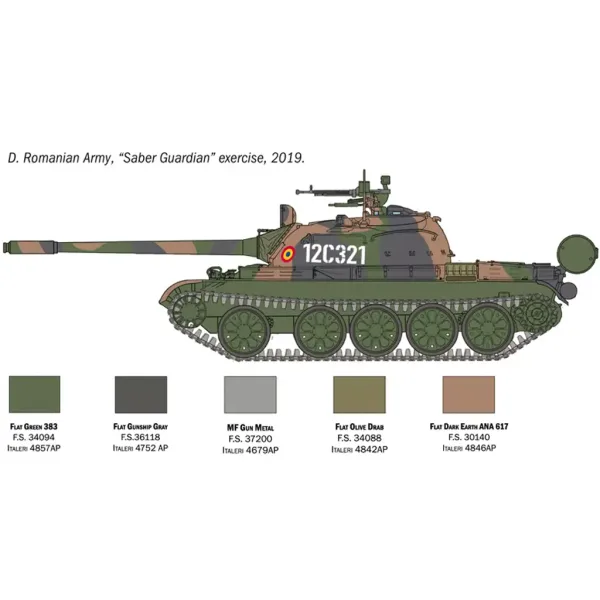 imagen de Italeri 1/72 tanque T-55A maqueta 6