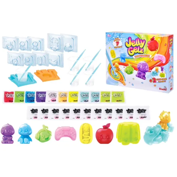 imagen de Jelly Gelz Lifestyle Deluxe set de creación de figuras de gel creativo - Simba Toys 2