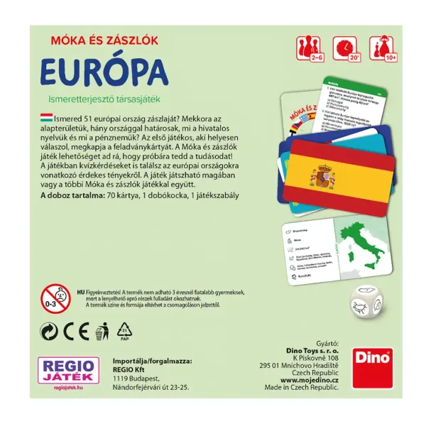 imagen de Juego de mesa de diversión y banderas - Dino 4