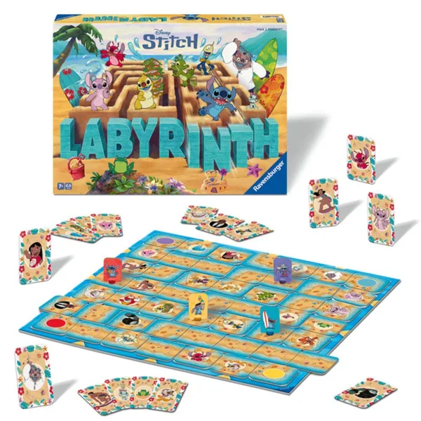 imagen de Juego de mesa Laberinto Stitch - Ravensburger 3