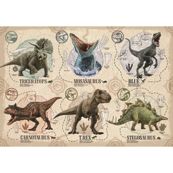 imagen de Jurassic World 104 piezas Super Color Puzzle - Clementoni 2