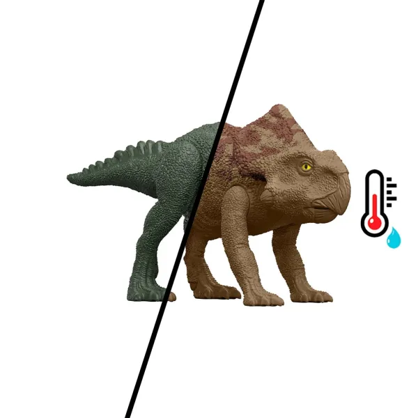 imagen de Jurassic World: Paquete de Batalla de Revelación de Dinosaurios con 2 figuras de dinosaurios - Mattel 3