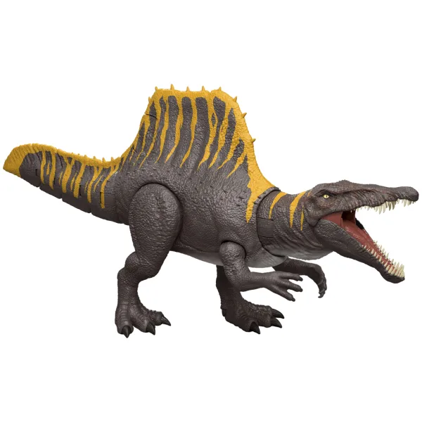 imagen de Jurassic World: Renacimiento Tail Thrasher Spinosaurus figura de dinosaurio colosal - Mattel 3