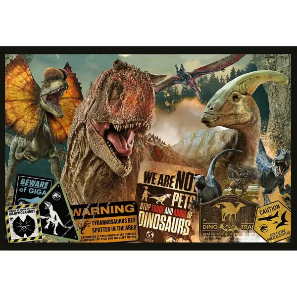 imagen de Jurassic World rompecabezas de 2x200 piezas - Trefl 2
