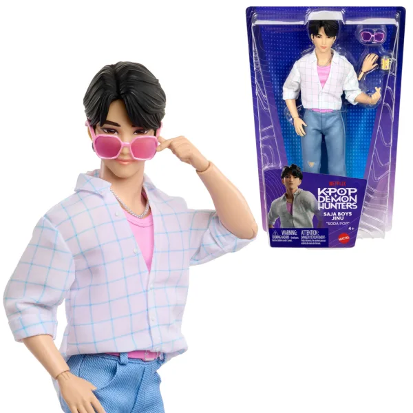 imagen de K-Pop Cazadores de Demonios: Saja Boys Jinu muñeca de moda con accesorios – Mattel 2