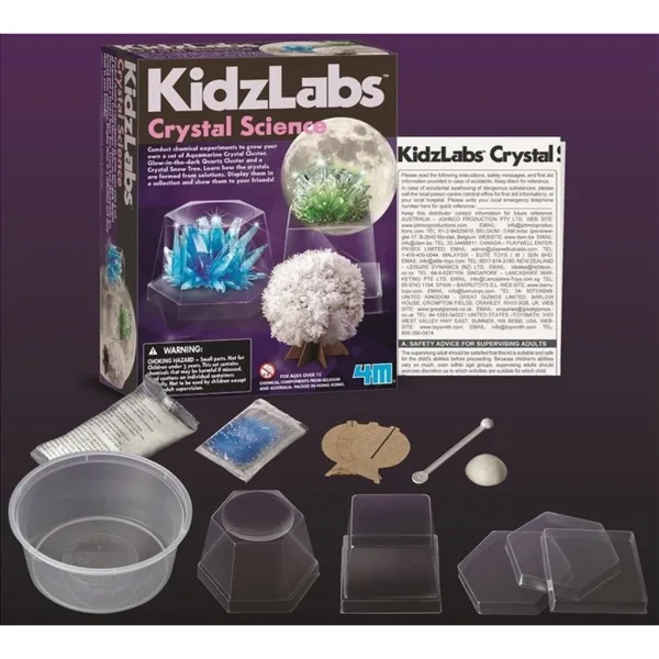 imagen de Kit de ciencia para el crecimiento de cristales 4M 3