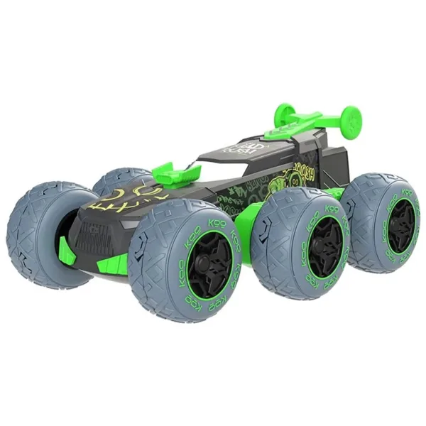 imagen de KOO: Kotaro 009 coche de acrobacias teledirigido de 6 ruedas con luces LED 1/16 3