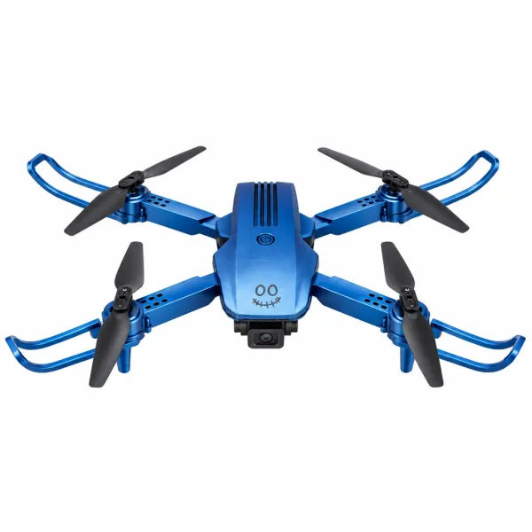 imagen de KOO: Kotaro 079 dron plegable azul con control remoto de doble cámara y luces LED 2