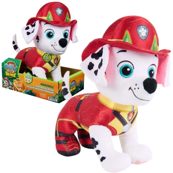 imagen de La Patrulla Canina: Dino Movie Marshall, peluche interactivo de 25 cm - Spin Master 2
