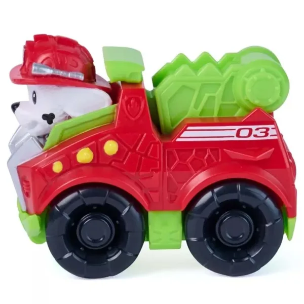 imagen de La Patrulla Canina: Dino Movie, minicoche de carreras de Marshall, 6,4 cm - Spin Master 2