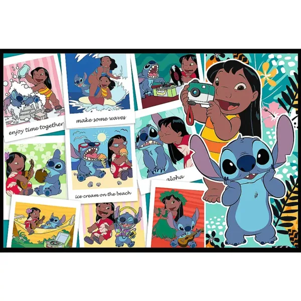 imagen de La vida feliz de Lilo y Stitch 2x200 puzzle - Trefl 2