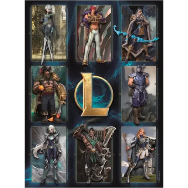 imagen de League of Legends: Puzzle de héroes HQC de 500 piezas - Clementoni 2