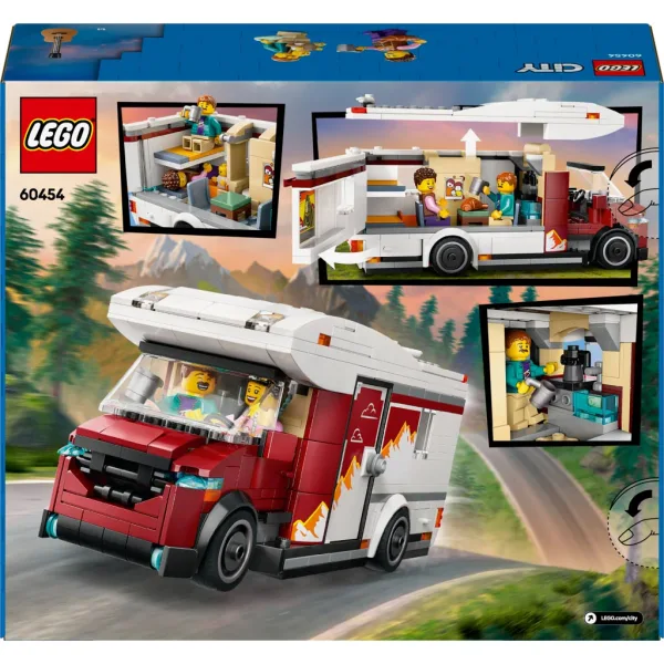 imagen de LEGO® City: Autocaravana para unas vacaciones aventureras (60454) 5