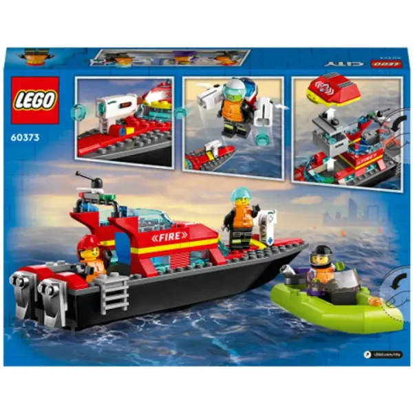 imagen de LEGO® City: Barco de Bomberos (60373) 2