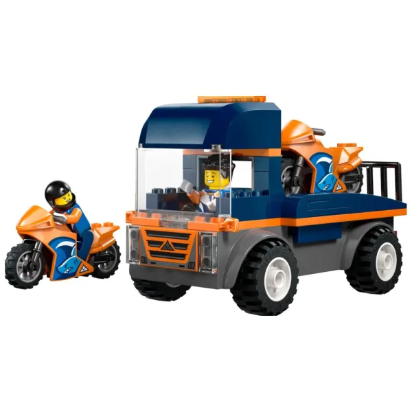 imagen de LEGO® City: Vehículo transportador de motos (60491) 2