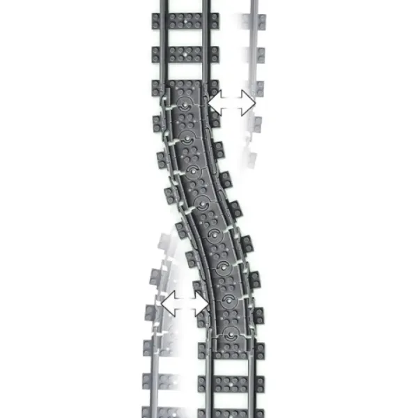 imagen de LEGO® City: Vías de tren (60205) 3
