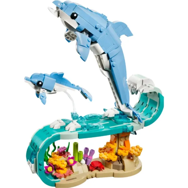imagen de LEGO® Creator: Animales marinos: Maravillosos delfines (31385) 2