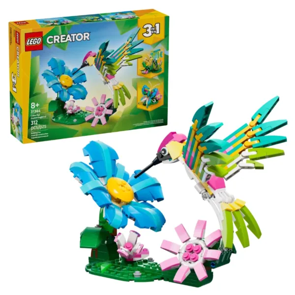 imagen de LEGO® Creator: Animales salvajes: Colibrí colorido (31384) 1
