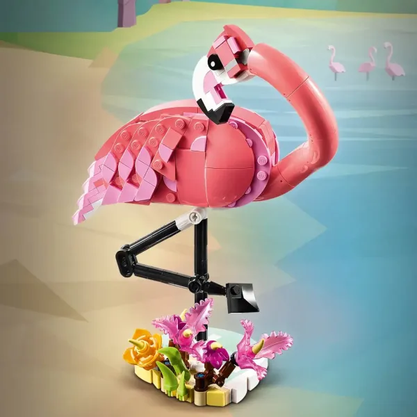 imagen de LEGO® Creator: Animales salvajes: Flamenco rosa (31170) 3