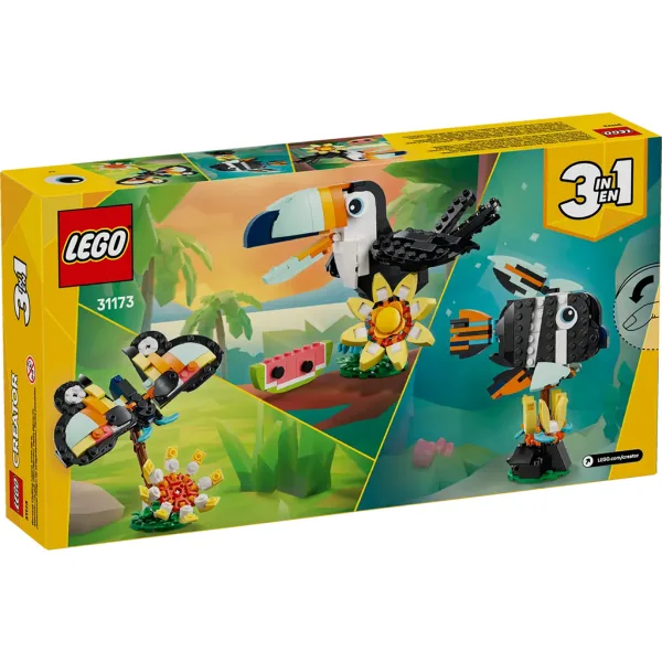 imagen de LEGO® Creator: Animales salvajes: Tucán tropical (31173) 8